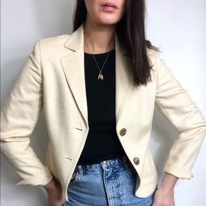 **PENDING** Vintage silk cropped blazer
